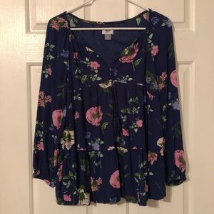 Mid-sleeve Blouse Old Navy